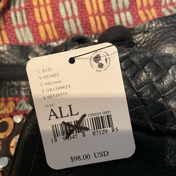 NWT  Free People woven leather
Bind embellished square crossbody bag $98 - Picture 11 of 12